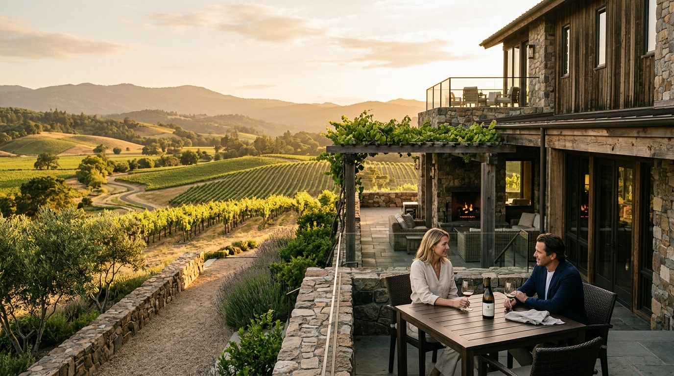 Luxury Napa Valley Vineyard Estate